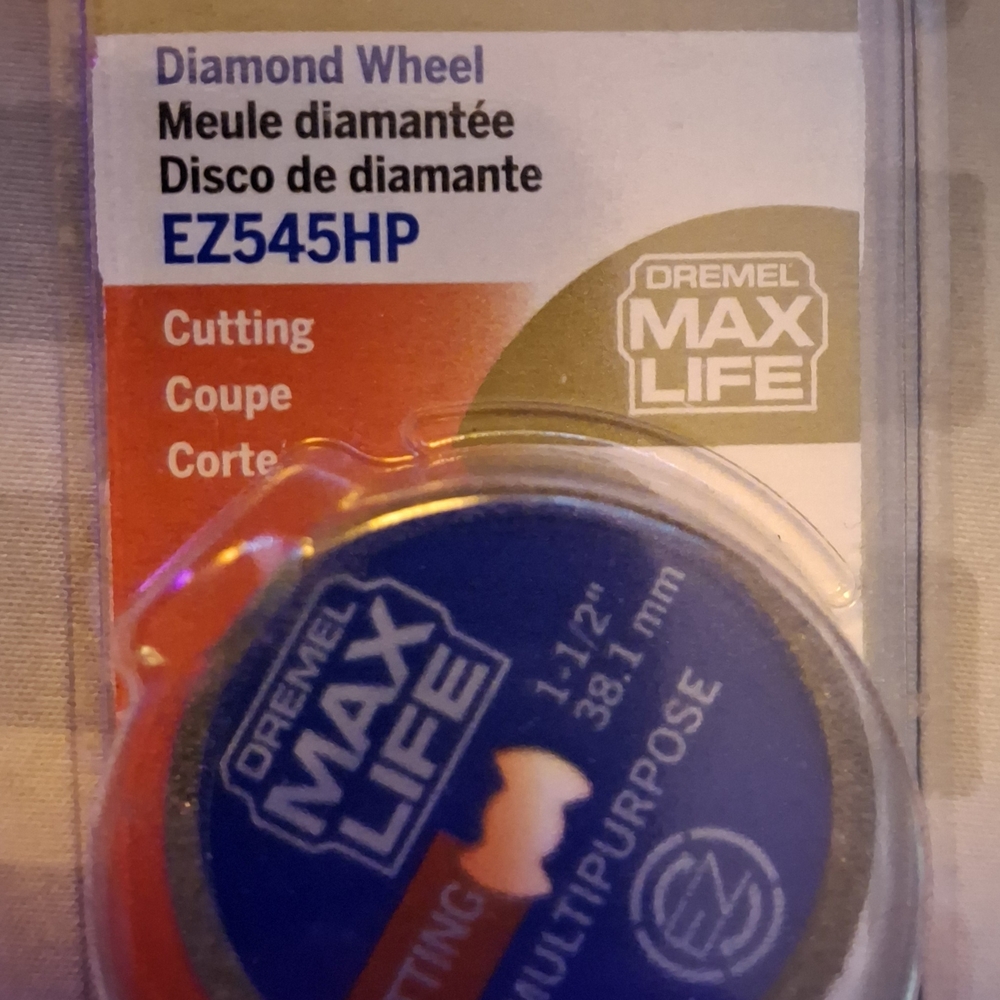 Dremel Max Life 1.5" Diamond Grit Cutting Wheel EZ545HP